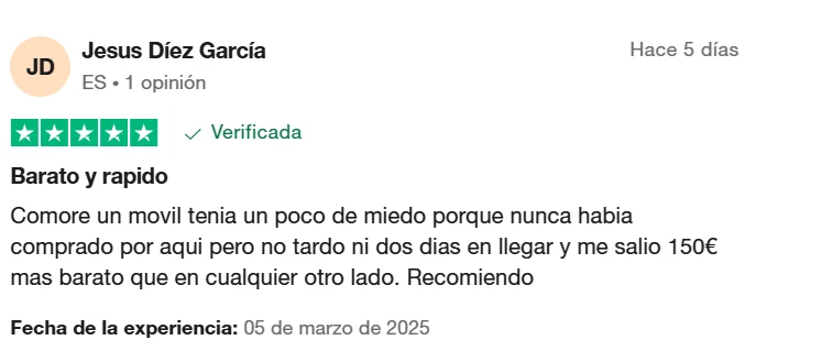 Opiniones de Clientes