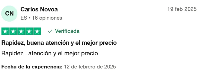 Opiniones de Clientes