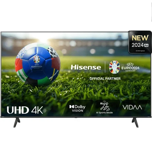 Smart TV HISENSE 55″ QLED 4K UHD 55A6N negro